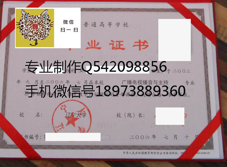 辽宁大学毕业证样本