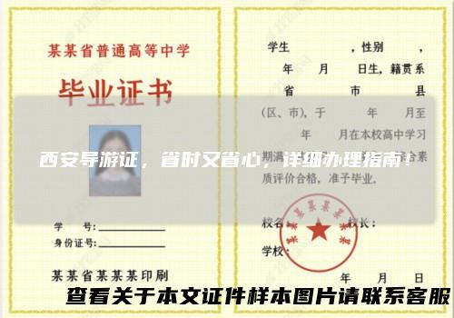 西安导游证,省时又省心,详细办理指南!
