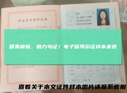 精美模板，助力考证！电子版导游证样本来袭