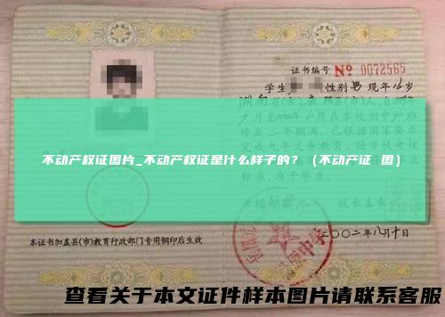 不动产权证图片_不动产权证是什么样子的？（不动产证图）
