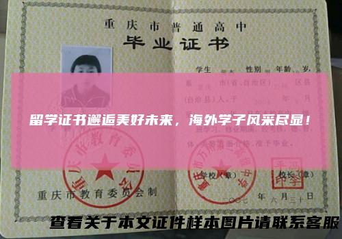 留学证书邂逅美好未来，海外学子风采尽显！