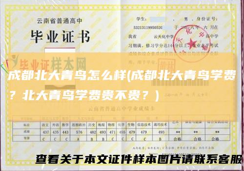 成都北大青鸟怎么样(成都北大青鸟学费？北大青鸟学费贵不贵？)
