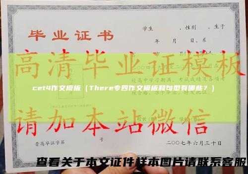 cet4作文模板(There专四作文模板和句型有哪些?)