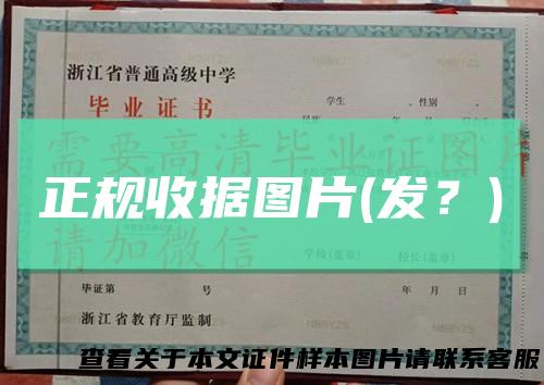 正规收据图片(发？)