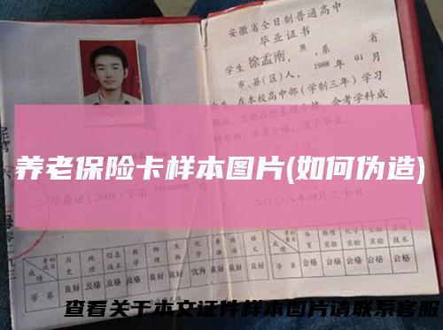养老保险卡样本图片(如何伪造)