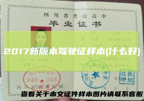 2017新版本驾驶证样本(什么好)