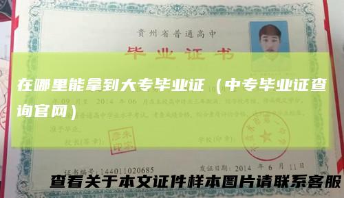 在哪里能拿到大专毕业证（中专毕业证查询官网）