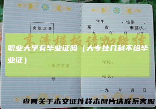 职业大学有毕业证吗（大专挂几科不给毕业证）