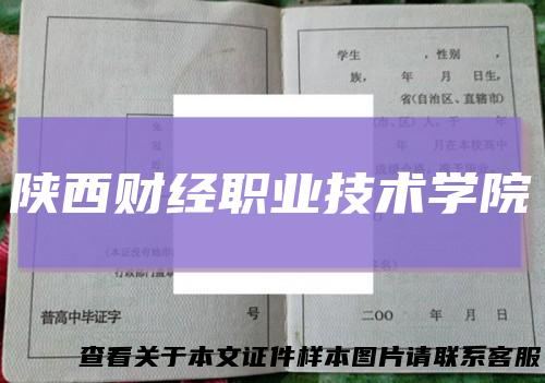 陕西财经职业技术学院