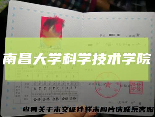 南昌大学科学技术学院