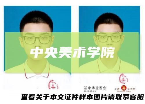 中央美术学院