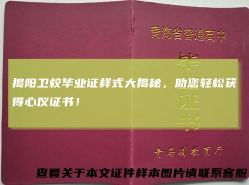 揭阳卫校毕业证样式大揭秘,助您轻松获得心仪证书!