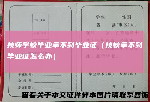 技师学校毕业拿不到毕业证(技校拿不到毕业证怎么办)