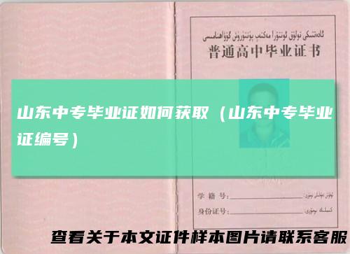 山东中专毕业证如何获取（山东中专毕业证编号）