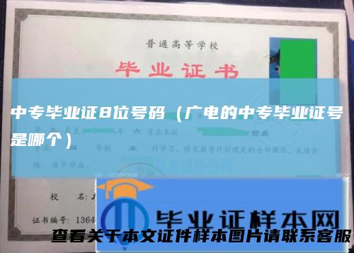 中专毕业证8位号码(广电的中专毕业证号是哪个)