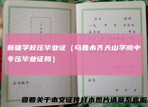 新疆学校压毕业证（乌鲁木齐天山学院中专压毕业证吗）