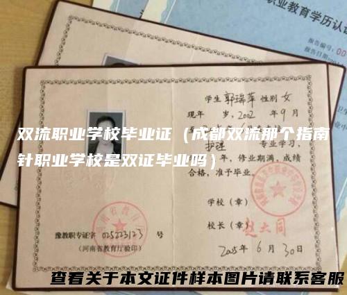 双流职业学校毕业证(成都双流那个指南针职业学校是双证毕业吗)
