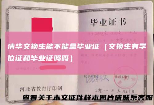 清华交换生能不能拿毕业证（交换生有学位证和毕业证吗吗）