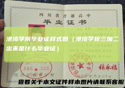 港湾学院毕业证样式图(港湾学校三加二出来是什么毕业证)