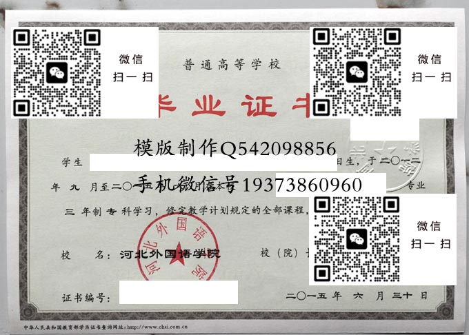 河北外国语学院2015实物 拷贝