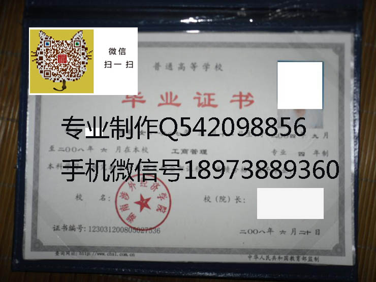 湖南涉外经济学院毕业证样本
